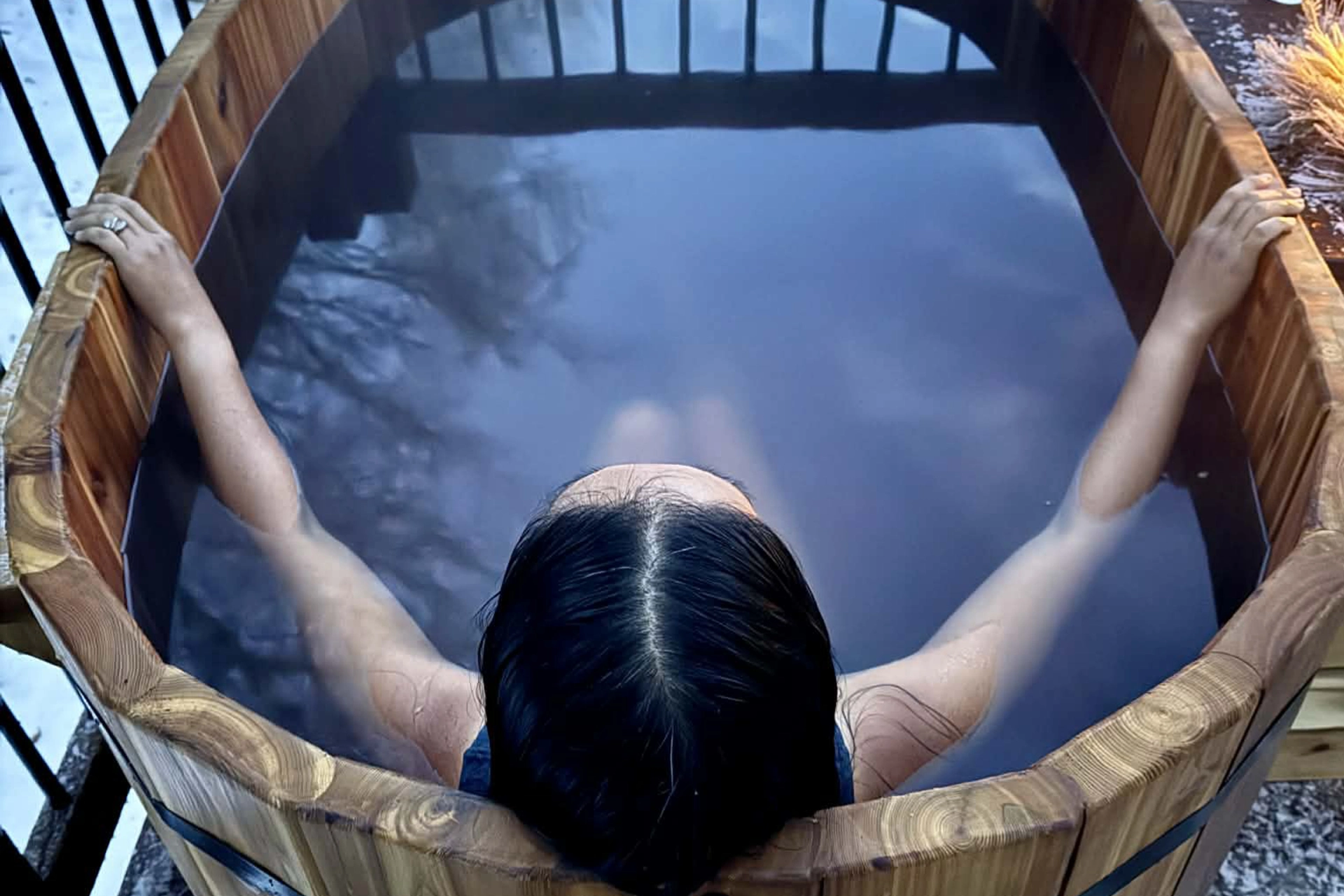 Custom Built Cold Plunge by Solstice Saunas Wasilla AK